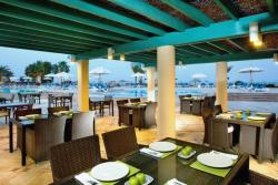 El Gouna - Red Sea. Movenpick Hotel, dining terrace.